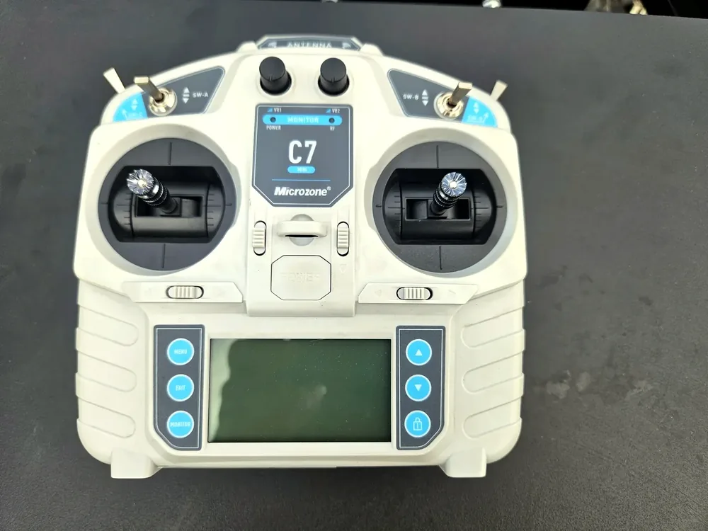 Remote controller shown in supplied product materials